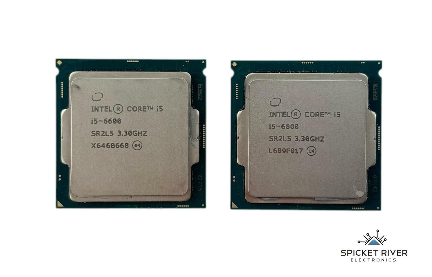 Lot of 2 - Intel Core i5-6600 SR2L5 Quad Core 3.30GHz LGA1151 CPU Processor