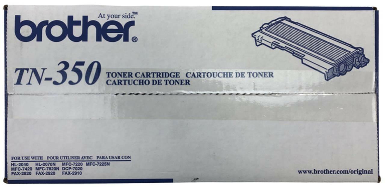 NEW - Genuine - Brother TN-350 Black 2500 Page Toner Cartridge