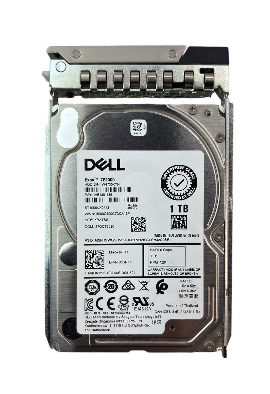 Dell PowerEdge R440 2x 8-Core Xeon 4215 128GB RAM 8x 1TB HDDs 10x 2.5" Bays