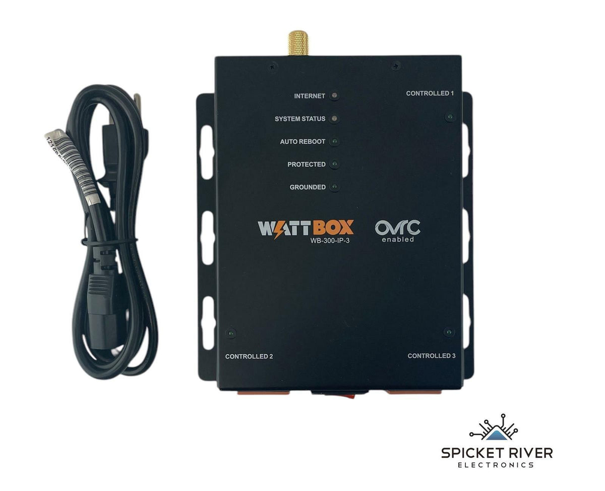 Wattbox WB-300-IP-3 Controlled Power Conditioner w/ Auto Reboot, OvrC
