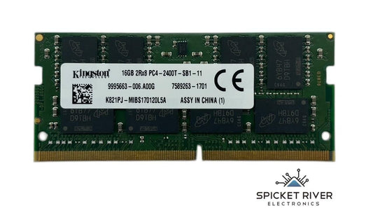 Kingston K821PJ-MIB 16GB 2Rx8 PC4-2400T DDR4 SODIMM Laptop RAM Memory