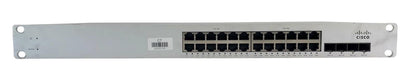 Cisco Meraki MS220-24P-HW 24-Port Cloud Managed Network Switch - Unclaimed
