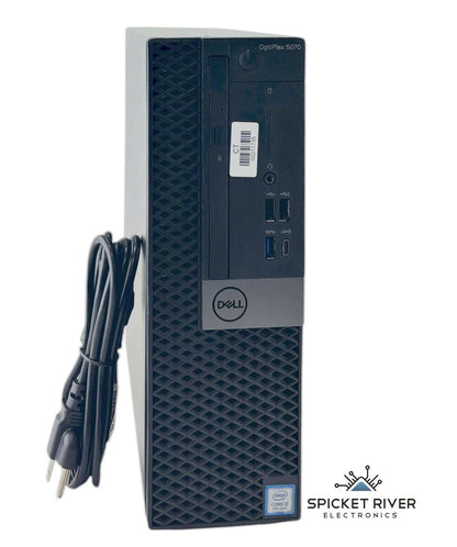 Dell OptiPlex 5070 SFF 3GHz 6-Core i5-8500 500GB SSD 500GB HDD 16GB RAM Win11Pro