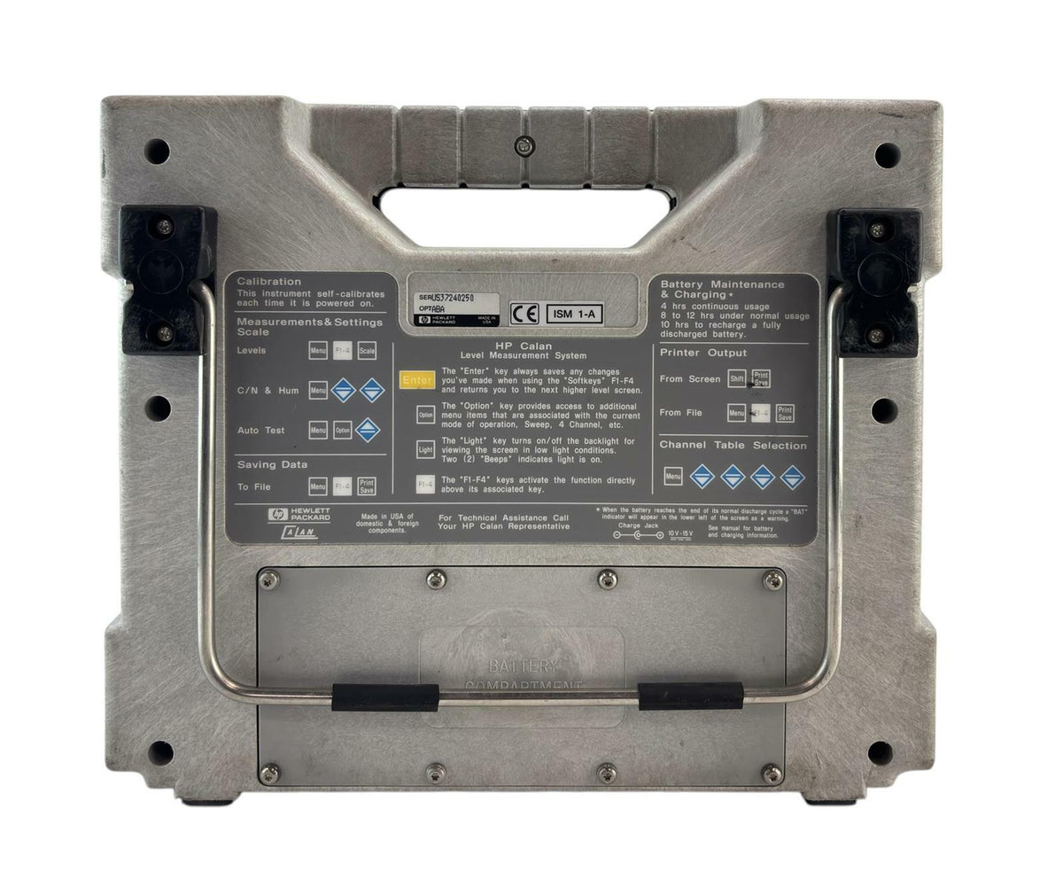 HP Calan 3010B Sweep/SLM Plus Cable CATV Signal/Sweep Measurement Instrument