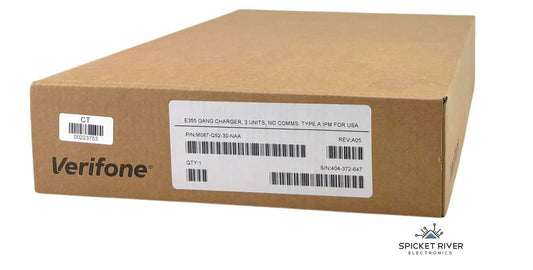 NEW - Open Box - Verifone E355 3-Unit Gang Charger Type A IPM M087-Q52-30-NAA
