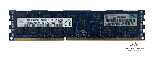 Lot of 4 - SK Hynix HMT42GR7BFR4A-H9 16GB 2Rx4 PC3L-10600R DDR3 ECC Server RAM