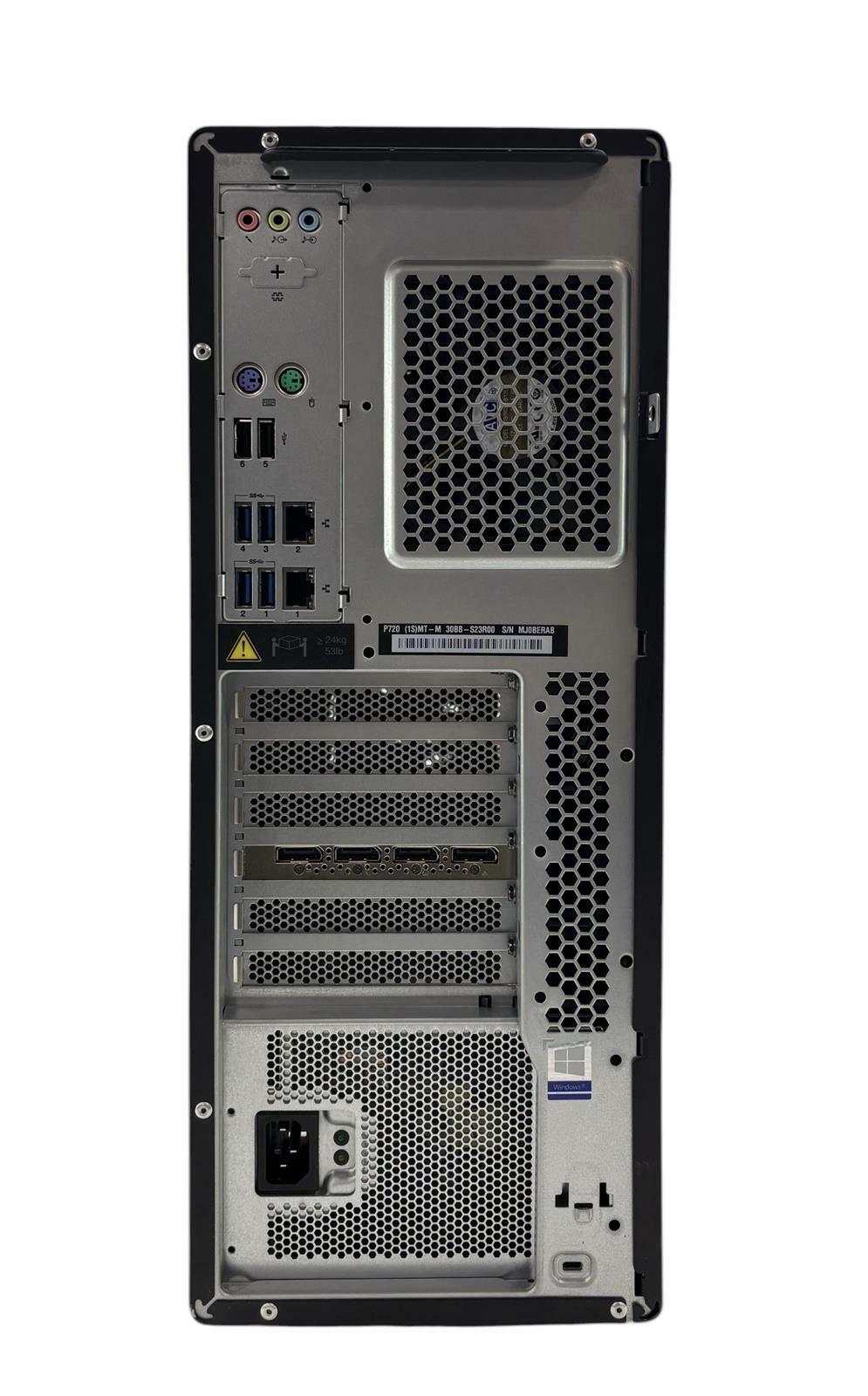 Lenovo ThinkStation P720 2.1GHz 12-Core Xeon 4116 128GB + 1TB SSD 32GB RAM P2000