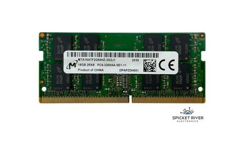Micron MTA16ATF2G64HZ-3G2J1 16GB 2Rx8 PC4-3200AA DDR4 SODIMM RAM Memory