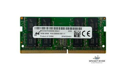 Micron MTA16ATF2G64HZ-3G2J1 16GB 2Rx8 PC4-3200AA DDR4 SODIMM RAM Memory