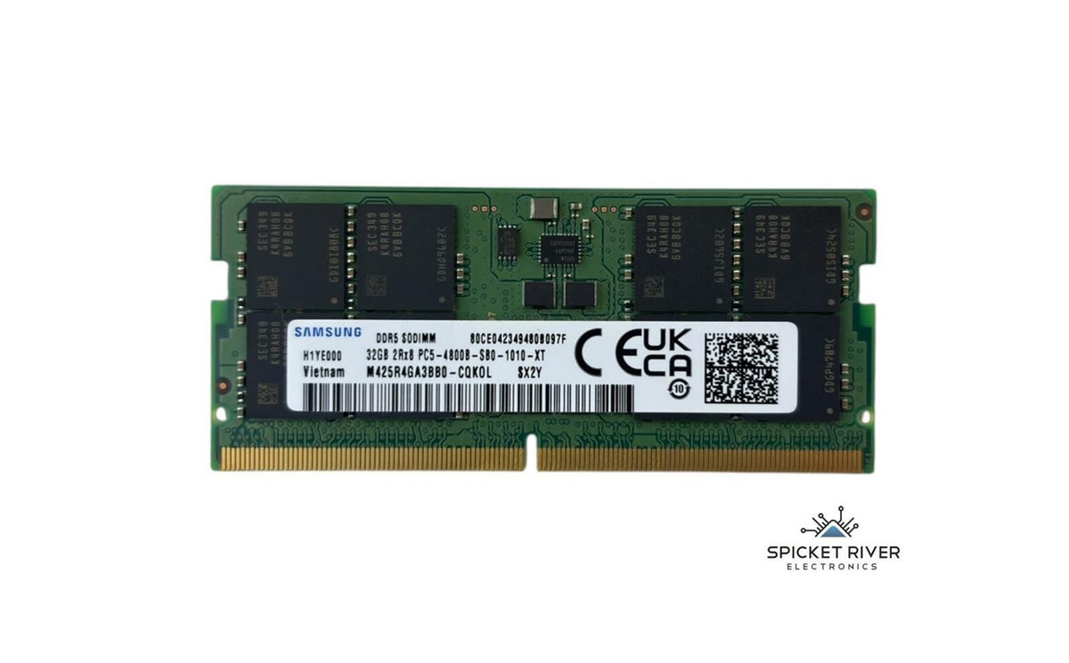 Samsung M425R4GA3BB0-CQKOL 32GB 2Rx8 PC5-4800B DDR5 SODIMM Laptop/Desktop RAM
