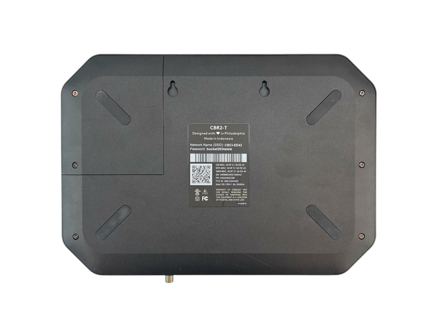 Comcast Business CBR2-T Router CGA4332COM
