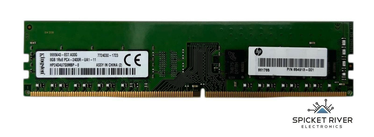 Kingston HP24D4U7S8MBP-8 8GB 1Rx8 PC4-2400R DDR4 Desktop Memory RAM