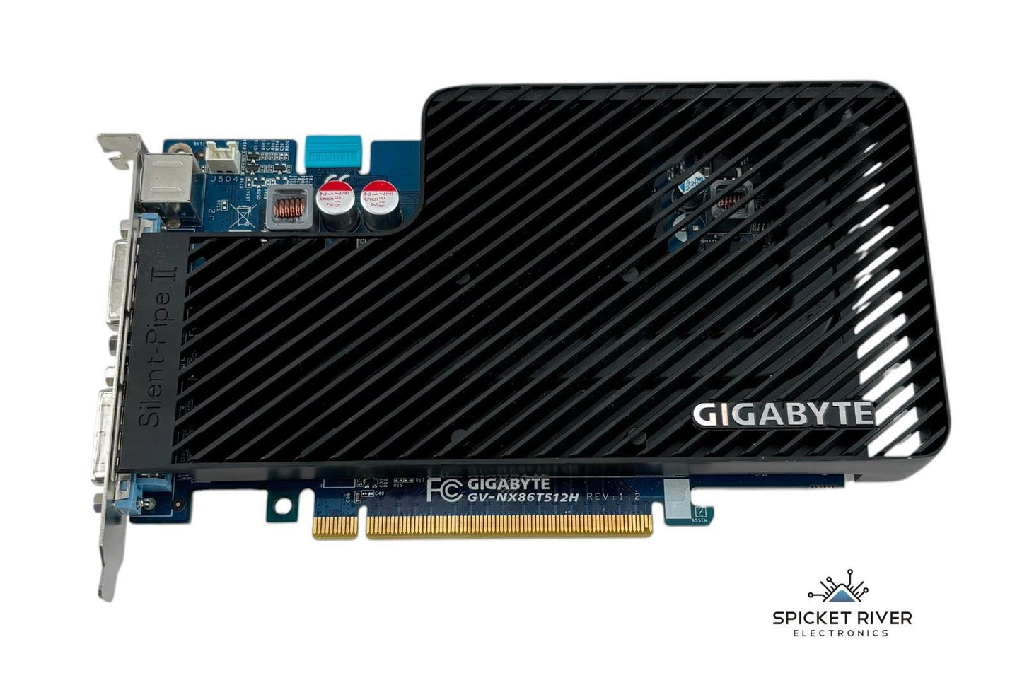 Gigabyte GV-NX86T512H Desktop PCIe 16x Graphics Card 2x DVI 1x S-Video Ports