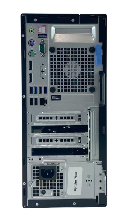 Dell OptiPlex 7070 MT 3.20GHz 6-Core i7-8700 500GB SSD 16GB RAM Windows 11 Pro