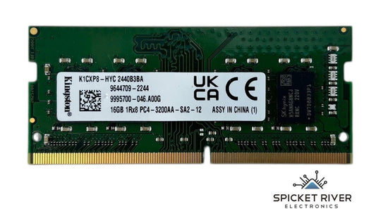 Lot of 2 - Kingston K1CXP8-HYC 16GB 1Rx8 PC4-3200AA DDR4 SODIMM RAM Module