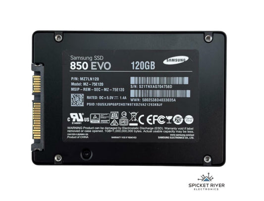 Samsung 850 EVO MZ-75E120 120GB SATA 6Gb/s 2.5" SSD Solid State Drive
