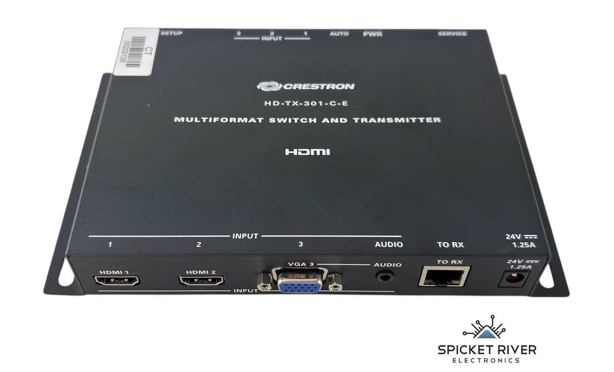Crestron HD-TX-301-C-E Multiformat Switch and Transmitter HDMI/VGA