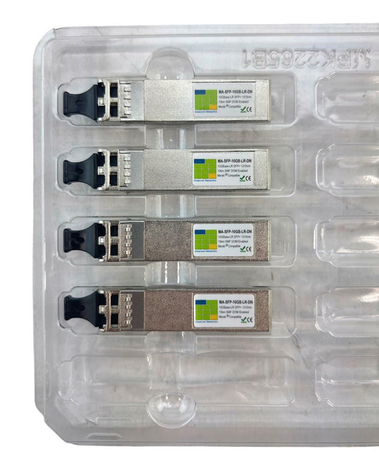 NEW Open Box Lot of 4: Datacom Networks MA-SFP-10GB-LR-DN 10GBase-LR SFP+ 1310nm
