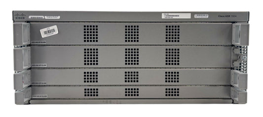 Cisco ASR 1000 Series ASR1004 V03 Aggregation Service Router Chassis Dual PSU