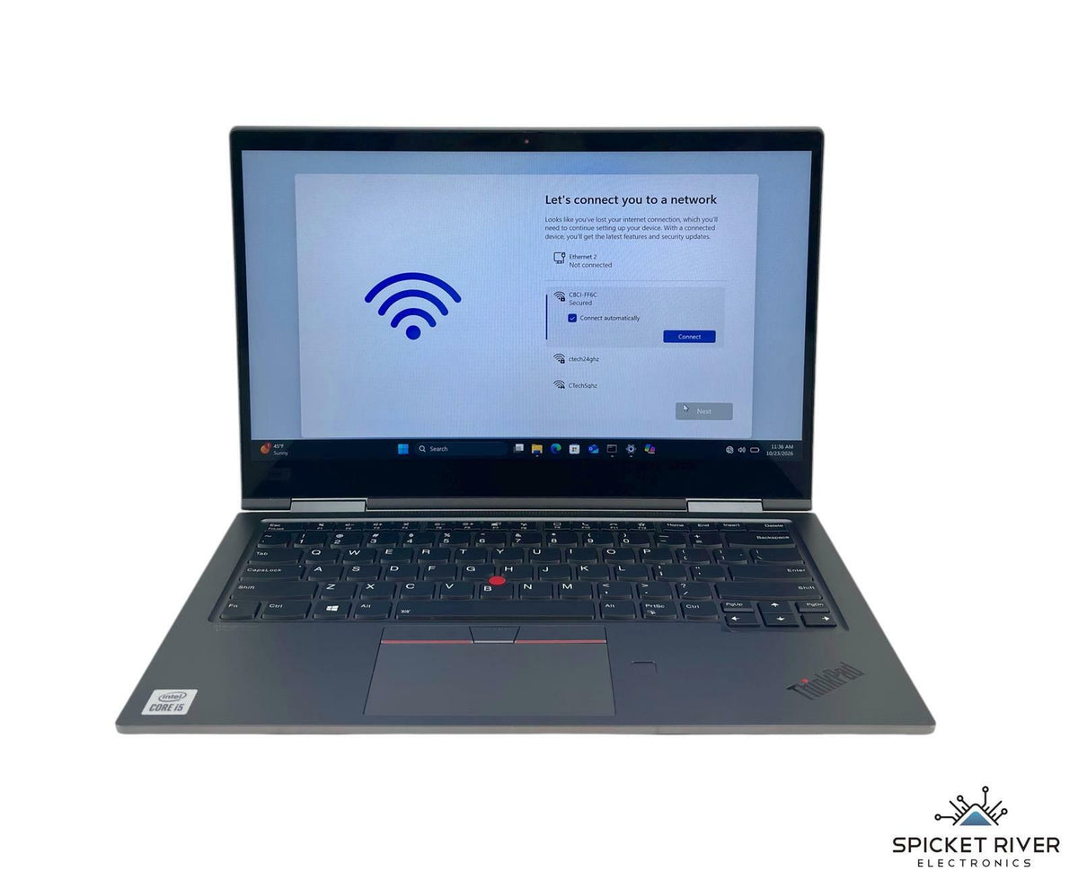Lenovo ThinkPad X1 Yoga Gen 5 Quad Core i5-10210U 256GB SSD 16GB RAM Win11- READ