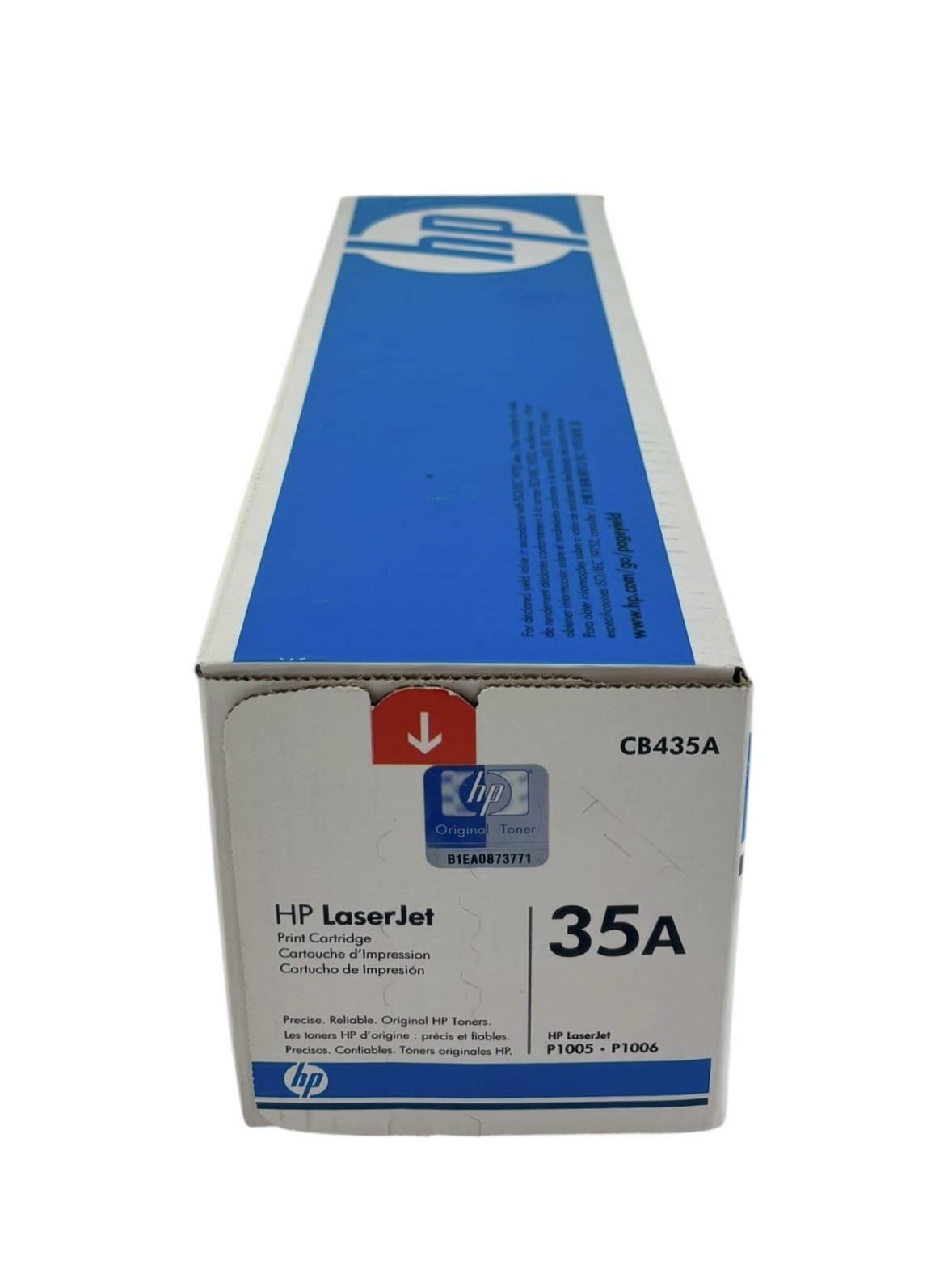 NEW - Genuine HP LaserJet 35A Toner Print Cartridge - Black CB435A