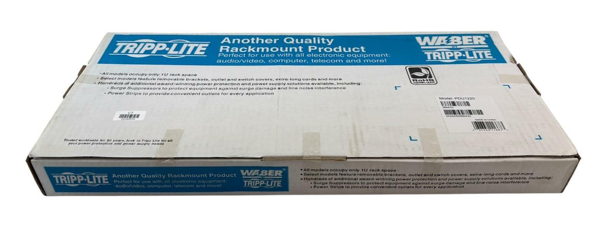 NEW - Tripp Lite PDU1220 13-Outlet 120V Single-Phase Basic 1U PDU