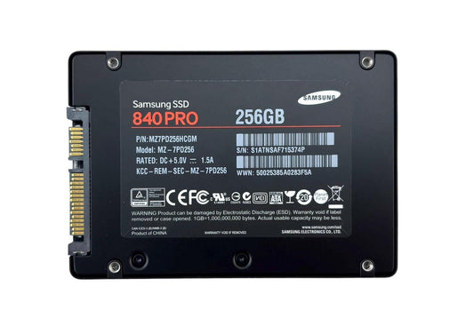 Samsung 840 Pro MZ-7PD256 256GB SATA 6Gb/s 2.5" Internal SSD Solid State Drive