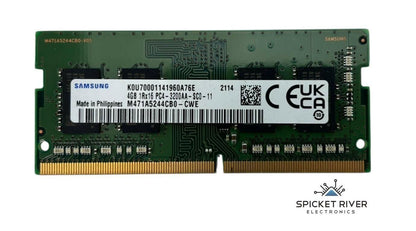 Lot of 2 - Samsung M471A5244CB0-CWE 4GB 1Rx16 PC4-3200AA DDR4 SODIMM RAM