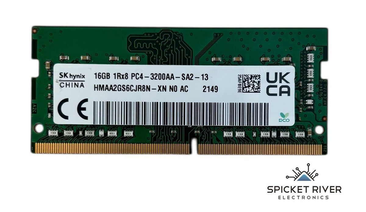 SK Hynix HMAA2GS6CJR8N-XN 16GB 1Rx8 PC4-3200AA DDR4 SODIMM RAM Module