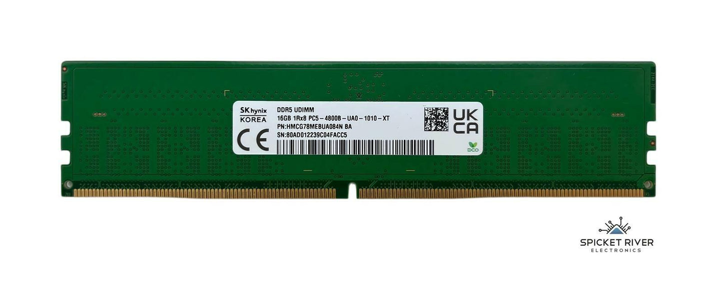 SK Hynix HMCG78MEBUA084N BA 16GB 1Rx8 PC5-4800B DDR5 UDIMM Desktop RAM Memory
