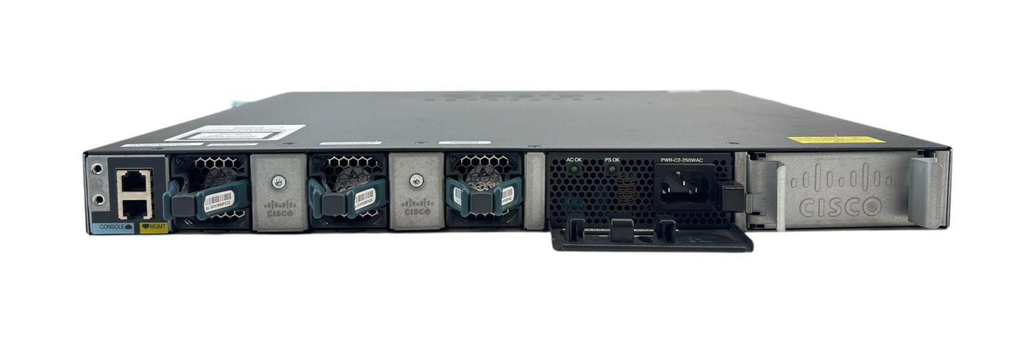 Cisco WS-C3650-48TQ-E V02 Catalyst 3650 48-Port RJ-45 4x 10G SFP+ Network Switch