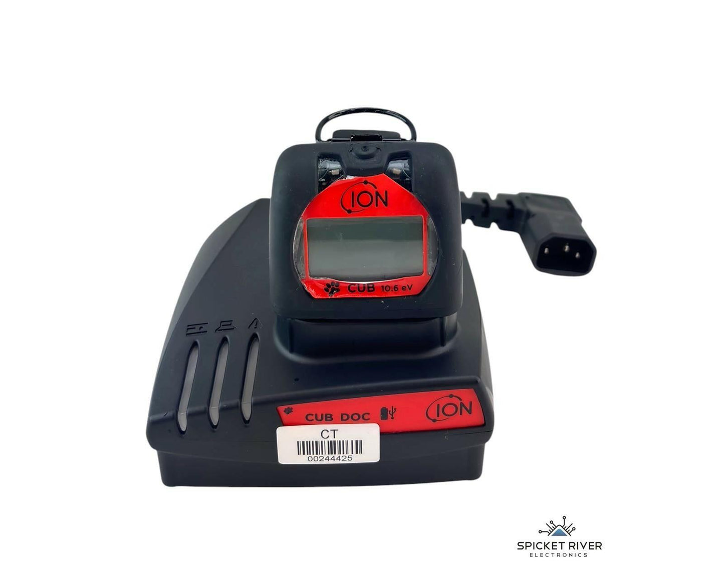 ION Science CUB 10.6 eV PID Personal VOC Gas Detector w/ Data Docking Station