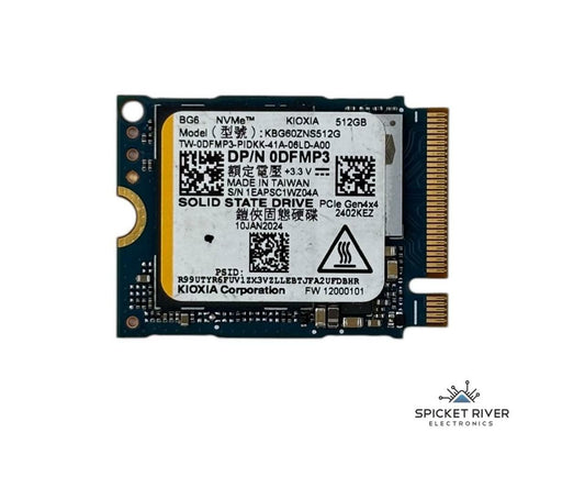 Kioxia KBG60ZNS512G BG6 512GB M.2 2230 NVMe PCIe Gen4x4 Solid State Drive SSD