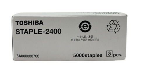 NEW Open Box of 3 Toshiba 6A000000706 STAPLE-2400 Staple Cartridges 5000 Staples