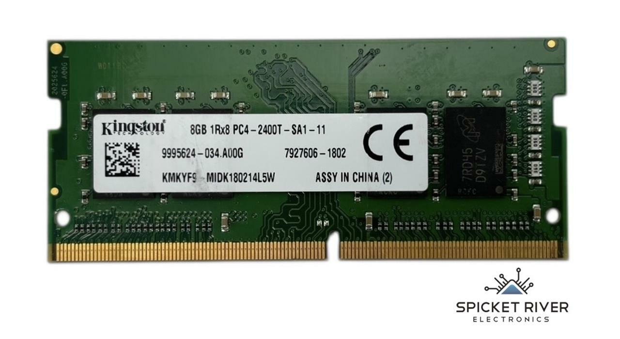 Kingston KMKYF9-MIDK 8GB 1Rx8 PC4-2400T DDR4 SODIMM Laptop RAM Memory