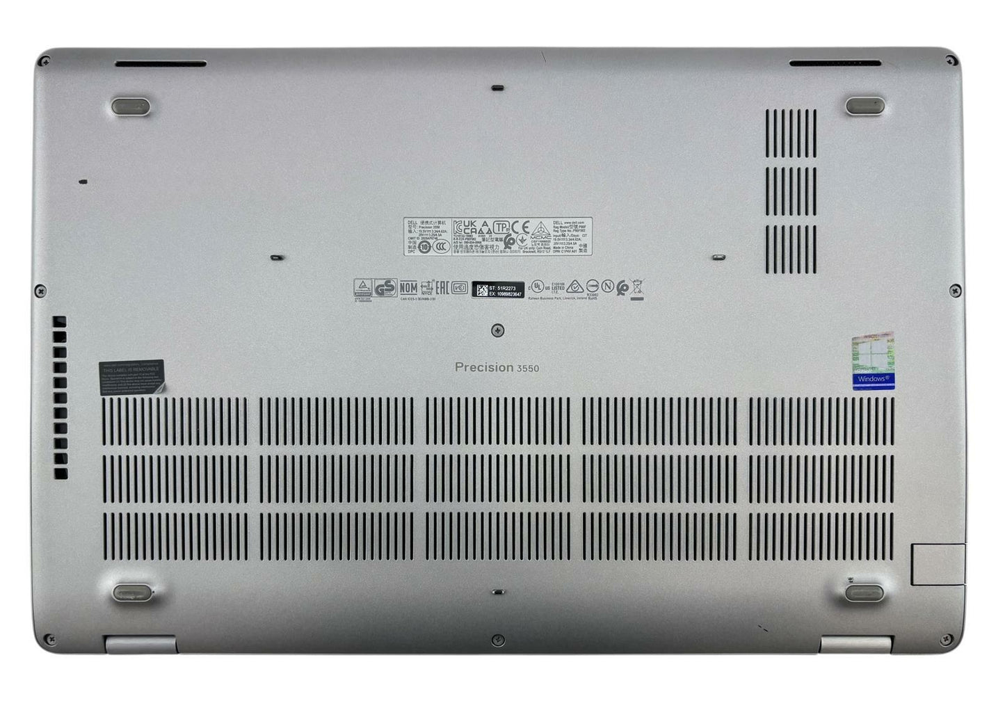 Dell Precision 3550 Quad Core i7-10510U 1.8GHz 256GB SSD 16GB RAM P520 FAIR Batt