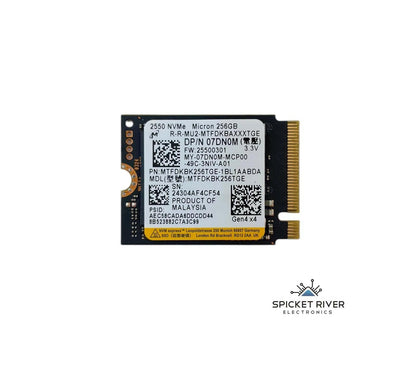Micron 2550 MTFDKBK256TGE 256GB M.2 2230 PCIe Gen4x4 NVMe SSD Solid State Drive