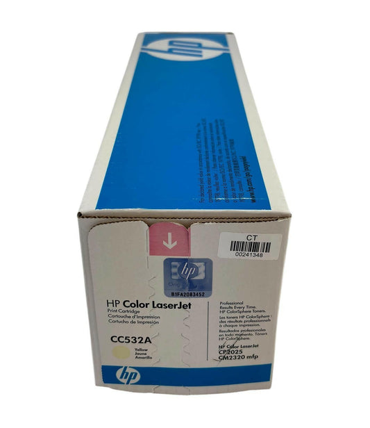 NEW - Genuine HP Color LaserJet CC532A Yellow Toner Cartridge