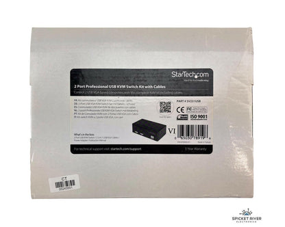 NEW - StarTech SV231USB 2-Port Professional USB KVM Switch Kit