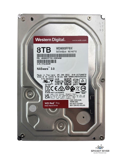 Western Digital Red Pro WD8003FFBX-68B9AN0 8TB SATA 6Gb/s NASware 3.0 3.5" HDD