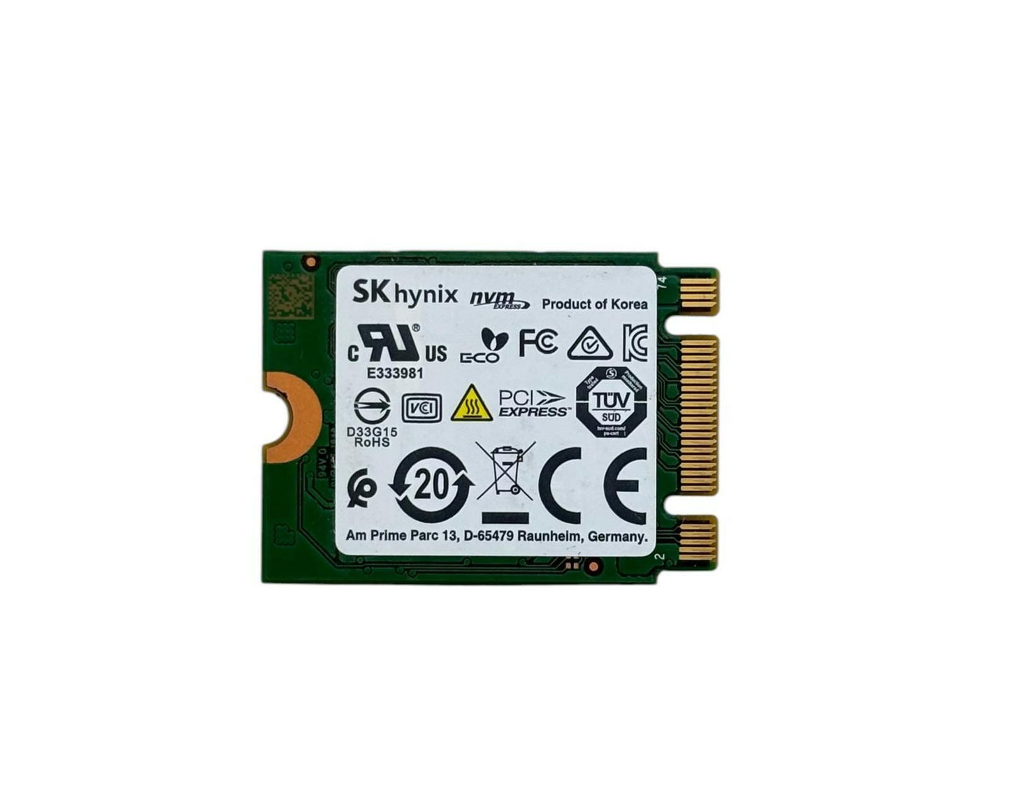 SK Hynix BC501 256GB M.2 2230 NVMe SSD Solid State Drive