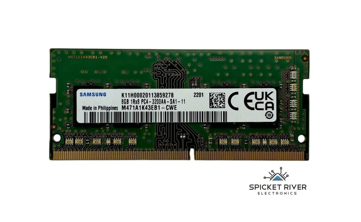 Samsung M471A1K43EB1-CWE 8GB 1Rx8 PC4-3200AA DDR4 SODIMM RAM Memory
