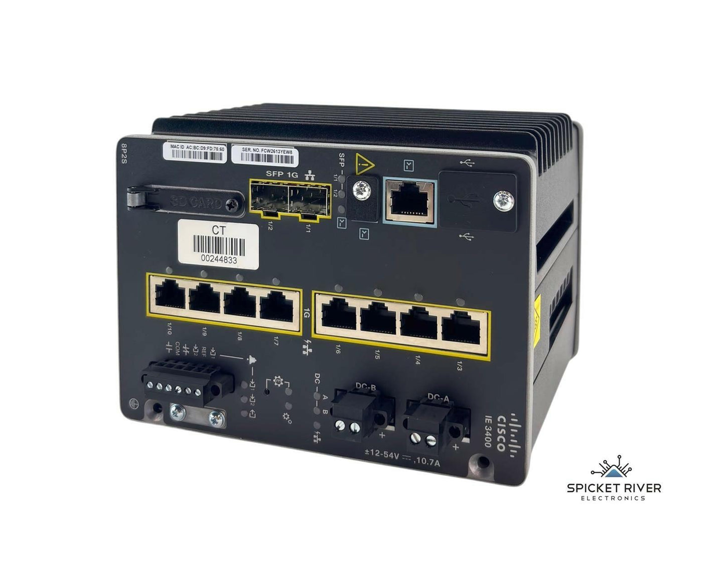 Cisco IE-3400-8P2S-A Rugged Series Industrial Ethernet Switch
