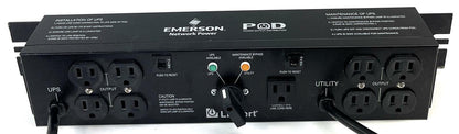 Liebert MicroPod MP2-115A Maintenance Bypass Switch PDU Power Distribution Unit
