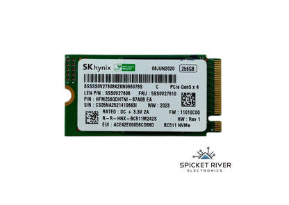 SK Hynix BC511 HFM256GDHTNI-87A0B 256GB M.2 2242 NVMe PCIe Gen3x4 SSD Drive