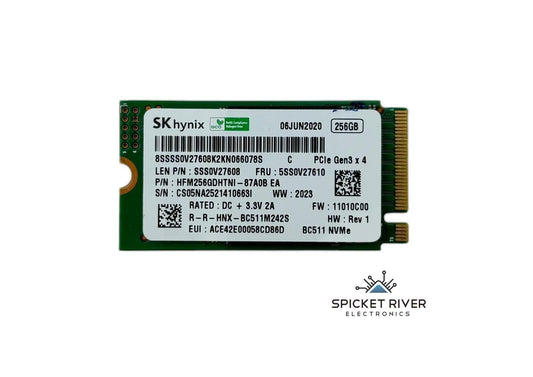 SK Hynix BC511 HFM256GDHTNI-87A0B 256GB M.2 2242 NVMe PCIe Gen3x4 SSD Drive