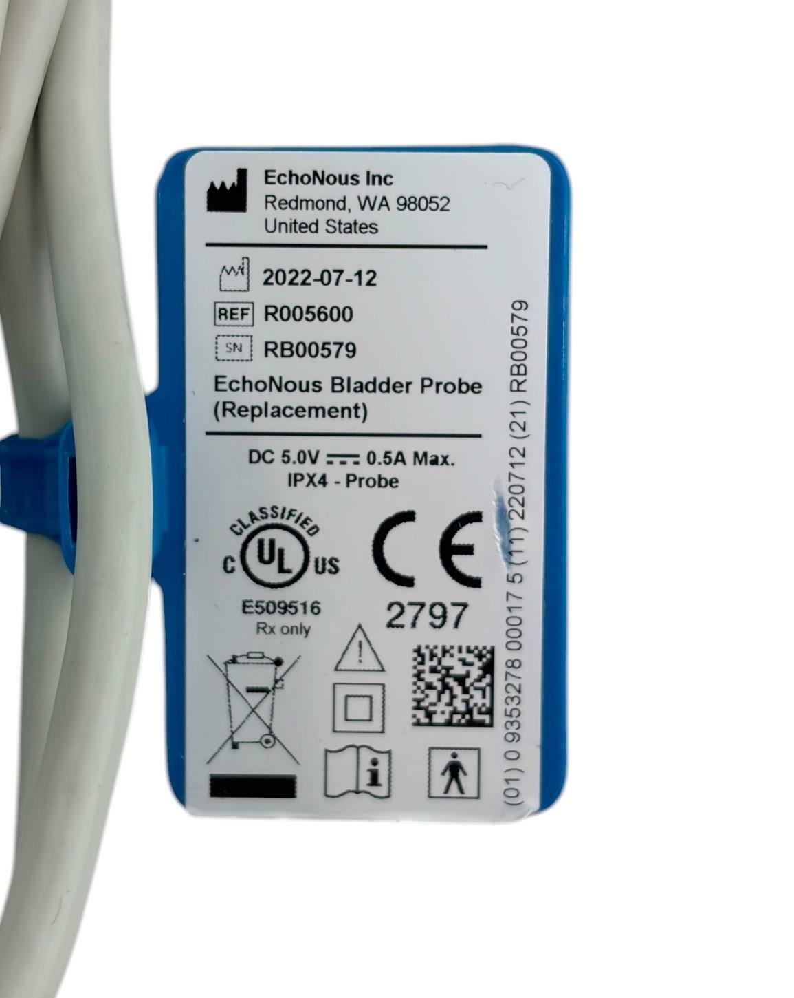 EchoNous P005600 Bladder Ultrasound Probe R005600