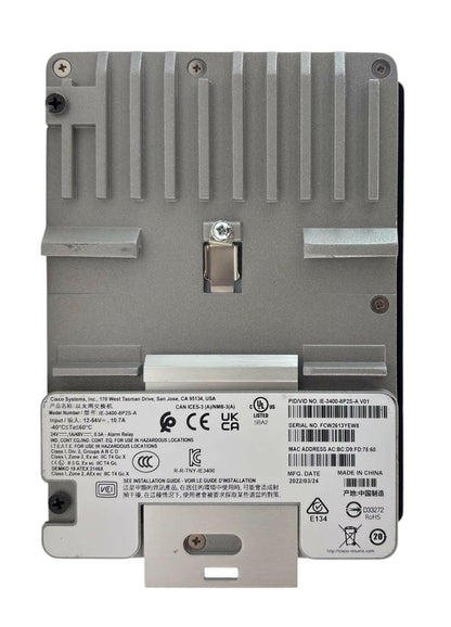 Cisco IE-3400-8P2S-A Rugged Series Industrial Ethernet Switch