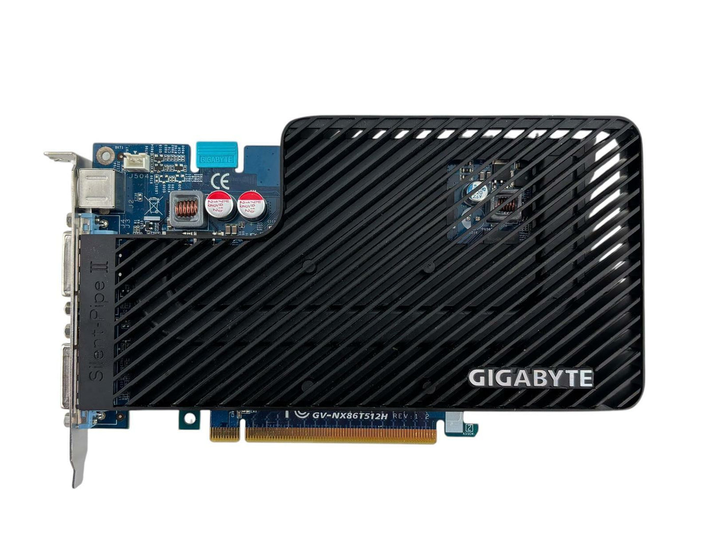 Gigabyte GV-NX86T512H Desktop PCIe 16x Graphics Card 2x DVI 1x S-Video Ports