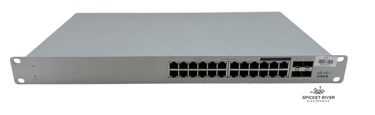 Cisco Meraki MS130-24X 24-Port PoE+ 4x SFP+ Managed Network Switch - Unclaimed